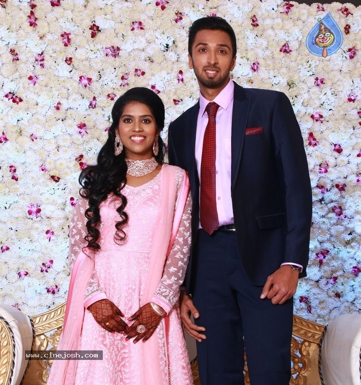 Actor Mano Bala Son Harish-Priya Wedding Reception - 27 / 57 photos