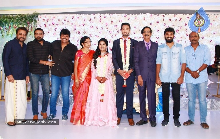 Actor Mano Bala Son Harish-Priya Wedding Reception - 31 / 57 photos