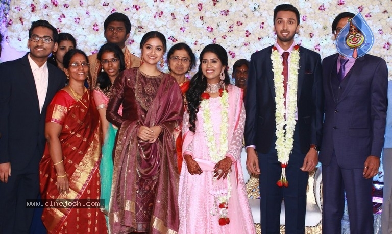 Actor Mano Bala Son Harish-Priya Wedding Reception - 47 / 57 photos