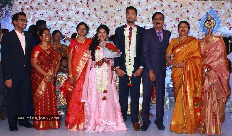 Actor Mano Bala Son Harish-Priya Wedding Reception - 50 / 57 photos