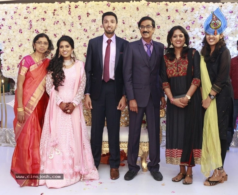 Actor Mano Bala Son Harish-Priya Wedding Reception - 52 / 57 photos