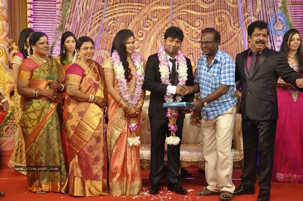 Actor Pandiarajan Son Wedding Reception - 39 / 102 photos