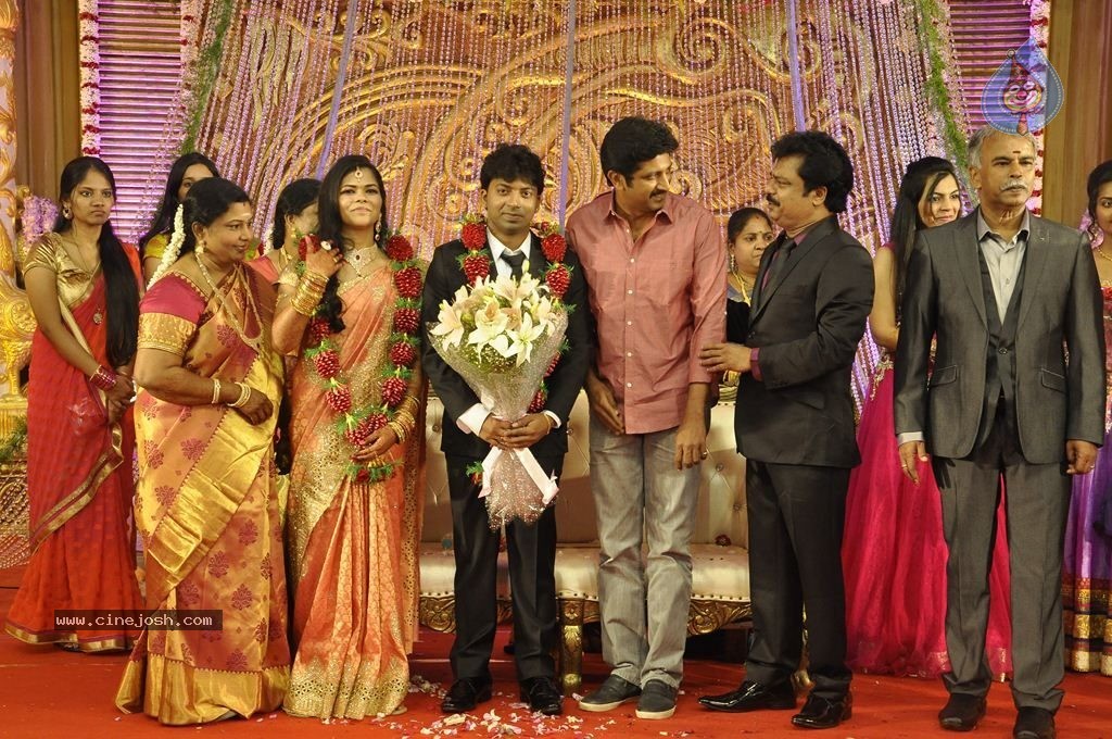 Actor Pandiarajan Son Wedding Reception - 40 / 102 photos