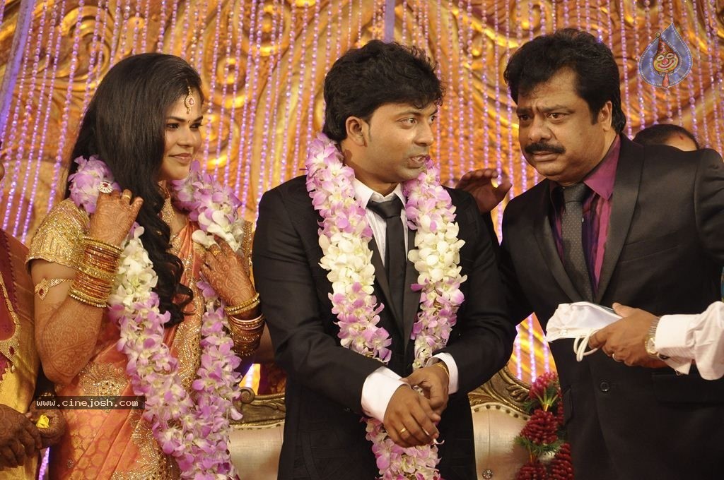 Actor Pandiarajan Son Wedding Reception - 42 / 102 photos