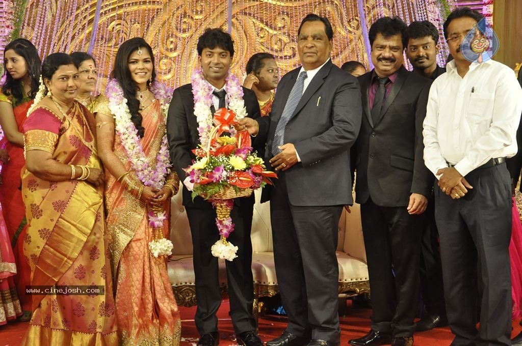 Actor Pandiarajan Son Wedding Reception - 51 / 102 photos