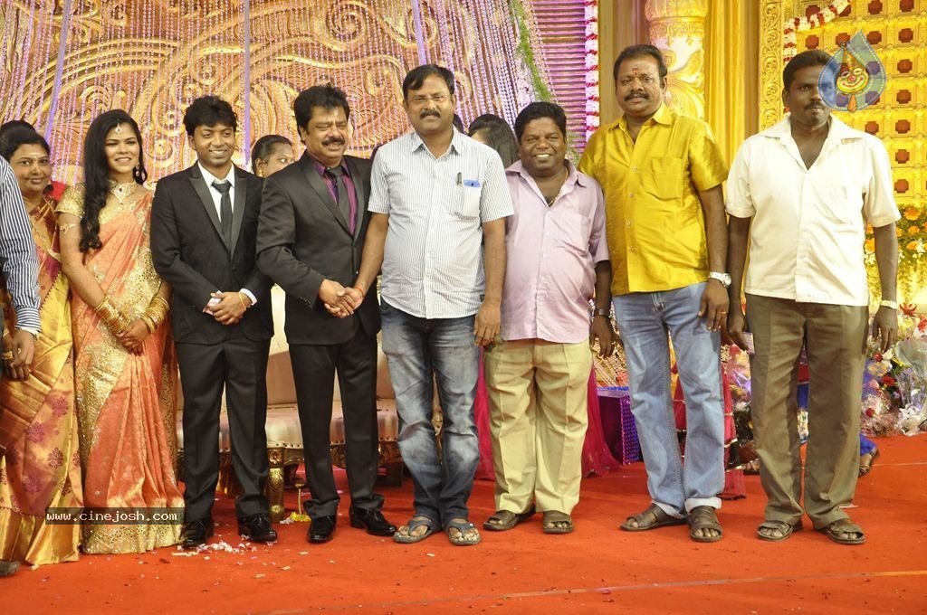Actor Pandiarajan Son Wedding Reception - 53 / 102 photos