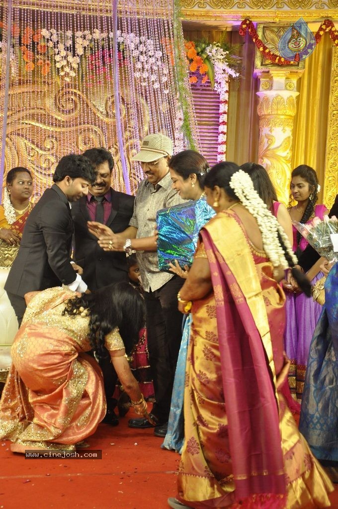 Actor Pandiarajan Son Wedding Reception - 55 / 102 photos