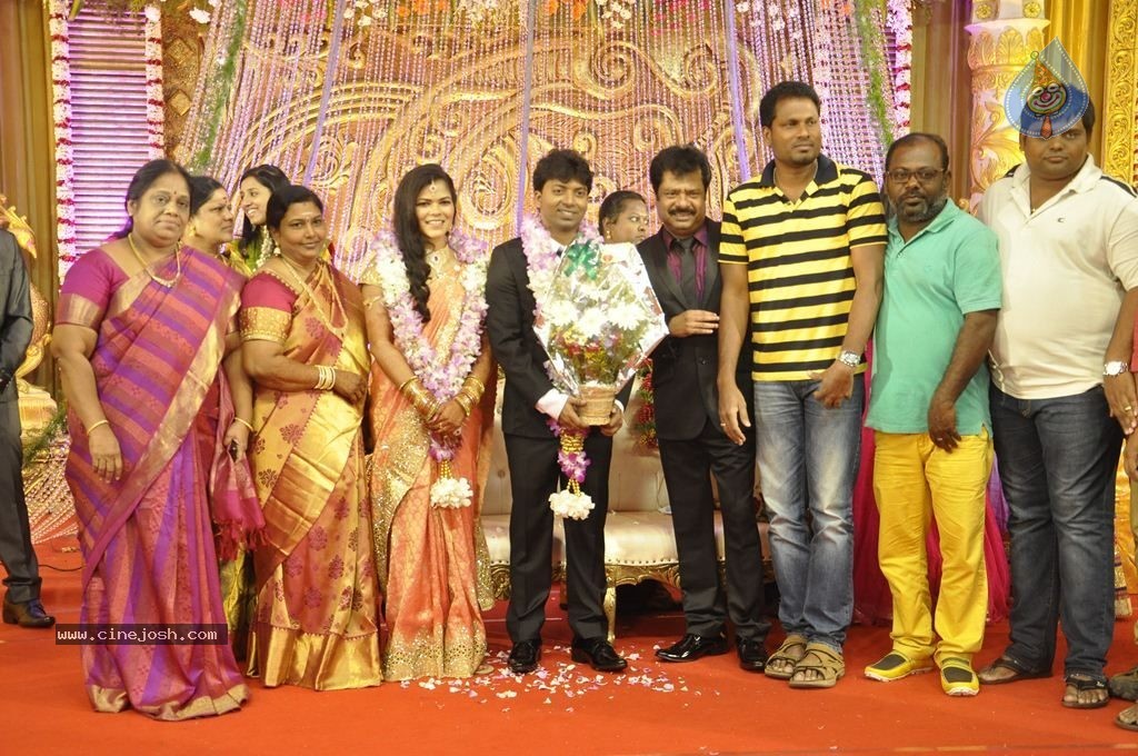 Actor Pandiarajan Son Wedding Reception - 61 / 102 photos