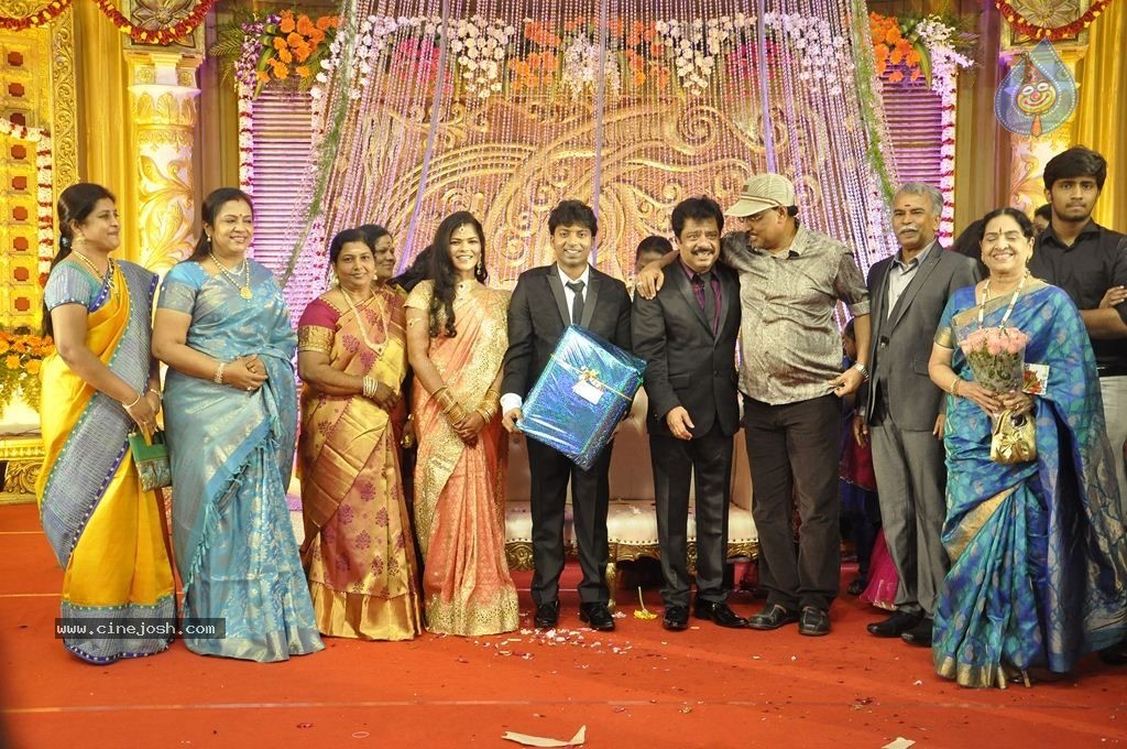 Actor Pandiarajan Son Wedding Reception - 64 / 102 photos