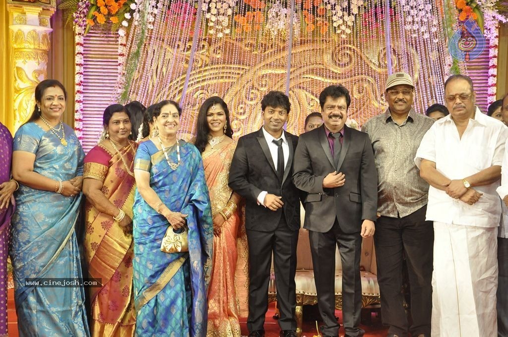 Actor Pandiarajan Son Wedding Reception - 65 / 102 photos