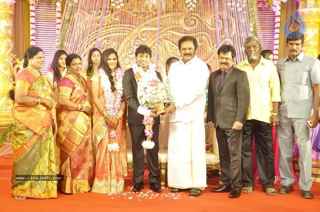 Actor Pandiarajan Son Wedding Reception - 68 / 102 photos
