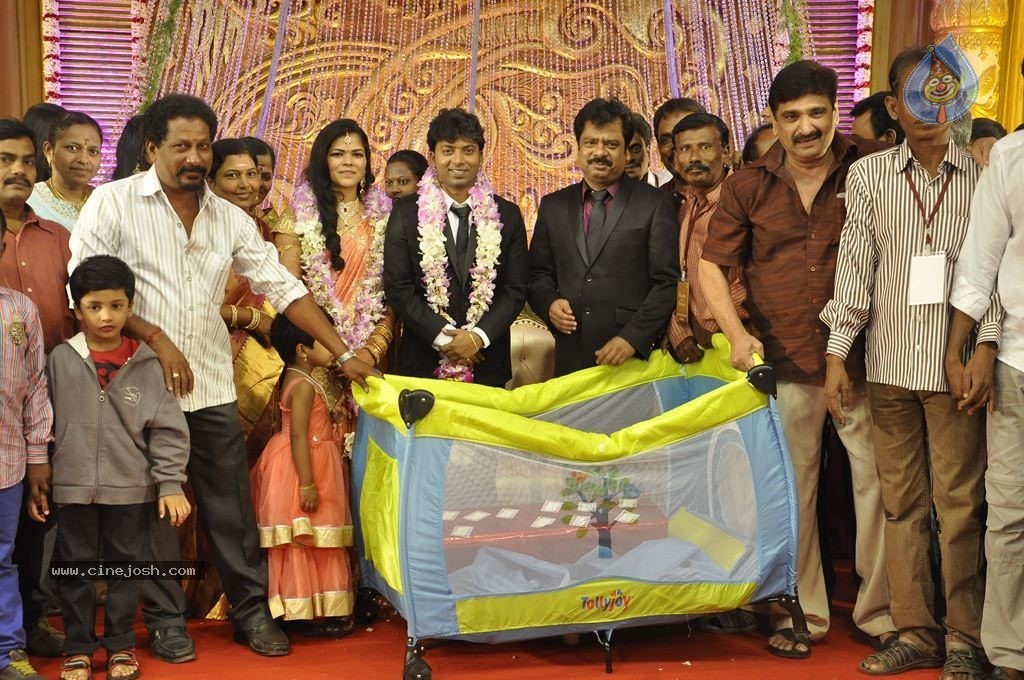 Actor Pandiarajan Son Wedding Reception - 77 / 102 photos