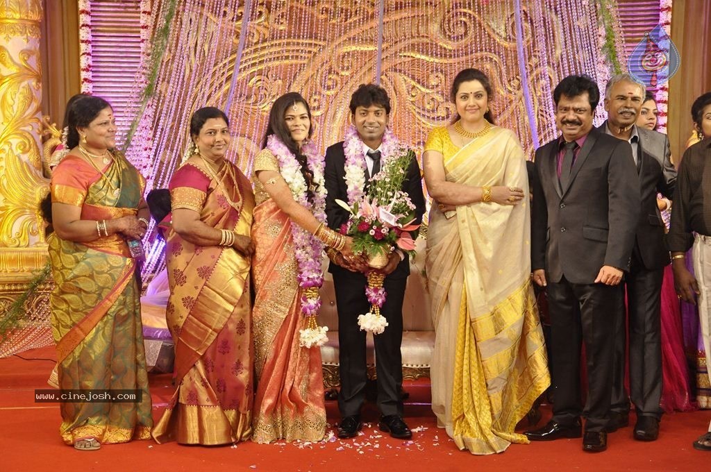 Actor Pandiarajan Son Wedding Reception - 78 / 102 photos