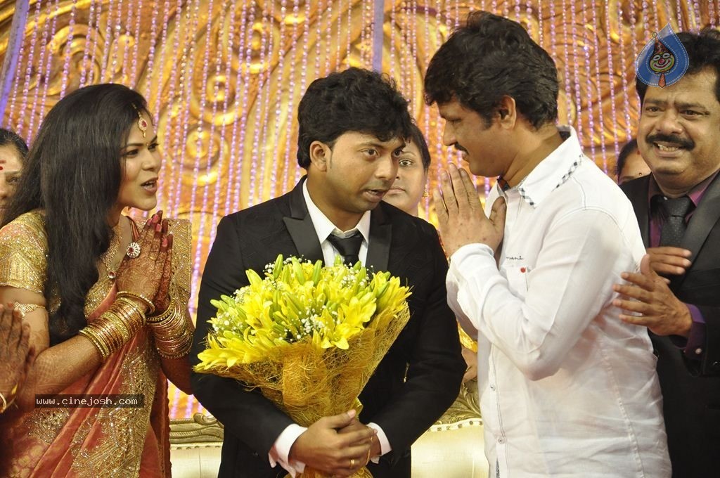 Actor Pandiarajan Son Wedding Reception - 79 / 102 photos