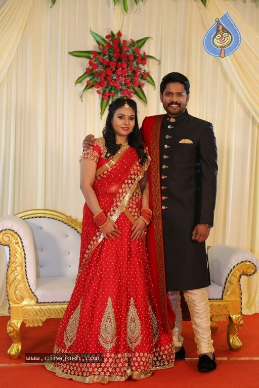 Actor Soundararaja And Tamanna Wedding Reception Stills - 10 / 26 photos