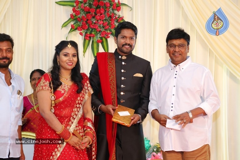 Actor Soundararaja And Tamanna Wedding Reception Stills - 14 / 26 photos
