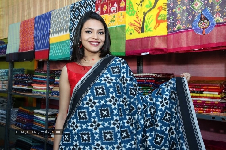 Actress Sahithi Jadi Inaugurates Pochampally IKAT Art Mela - 14 / 15 photos