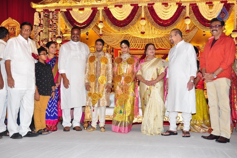 Adiseshagiri Rao Son Wedding Photos 1 - 45 / 88 photos