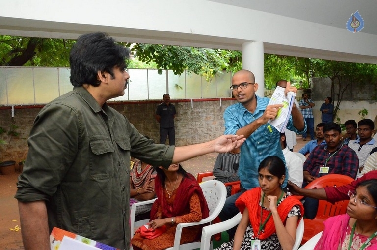 AGRI BSC Students Meets Pawan Kalyan - 8 / 21 photos