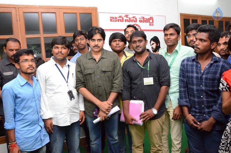 AGRI BSC Students Meets Pawan Kalyan - 9 / 21 photos