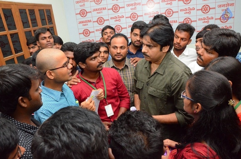 AGRI BSC Students Meets Pawan Kalyan - 20 / 21 photos