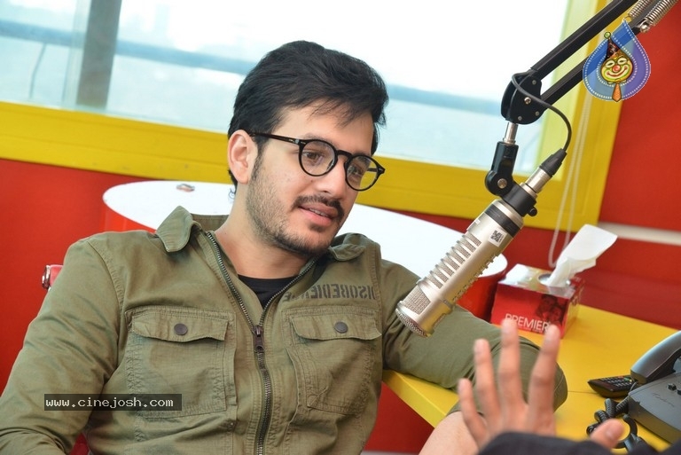 Akhil Akkineni at Radio Mirchi - 2 / 17 photos