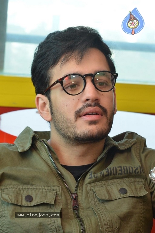 Akhil Akkineni at Radio Mirchi - 6 / 17 photos