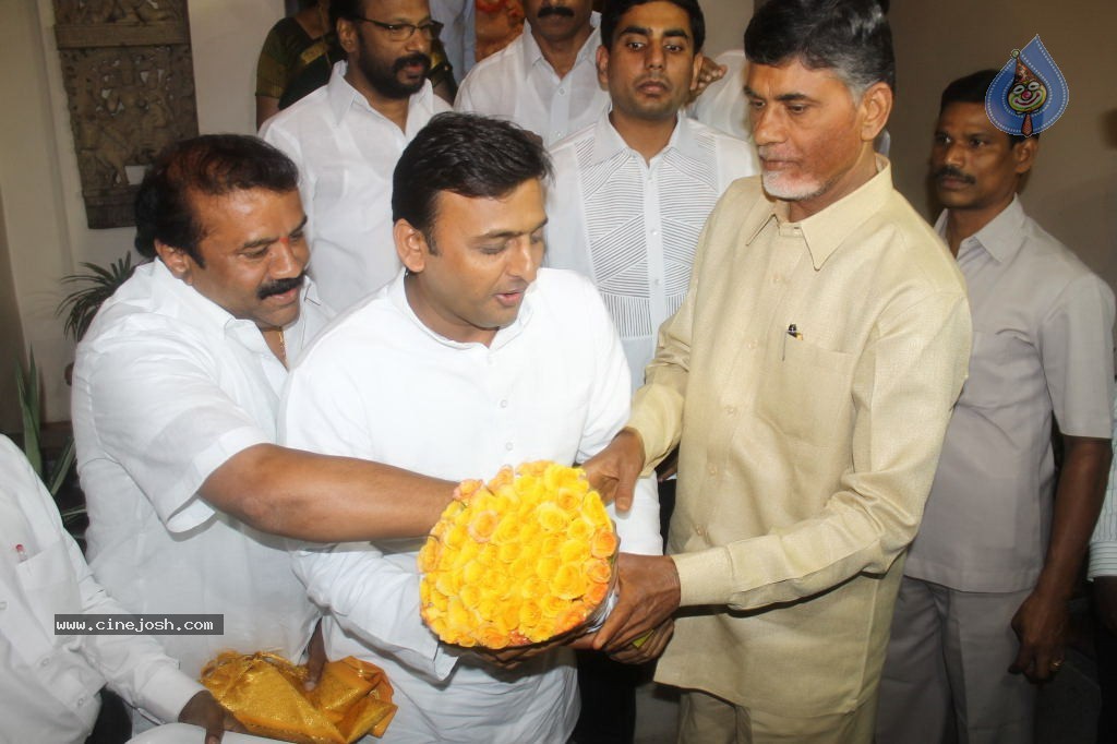 Akhilesh Yadav Meets AP Politicians - 11 / 34 photos