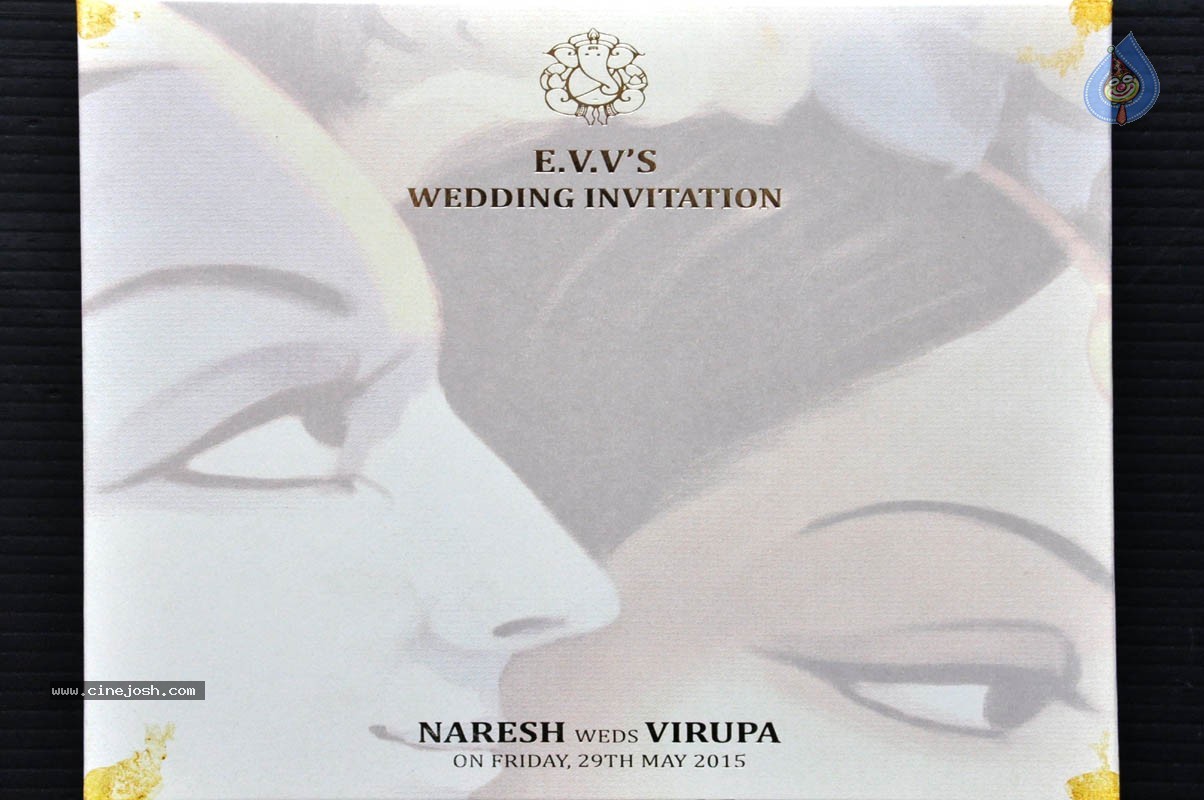Allari Naresh Wedding Invitation Card Photos - 2 / 8 photos