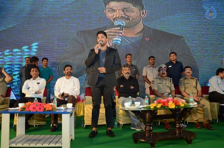 Allu Arjun and SS Rajamouli at Traffic Awareness Event - 73 / 81 photos