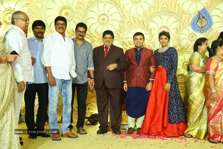 Ambica Krishna Grandson Wedding Reception Photos - 9 / 30 photos