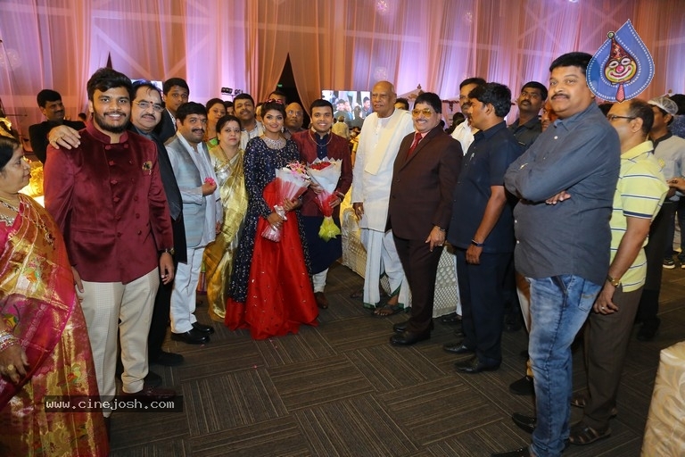 Ambica Krishna Grandson Wedding Reception Photos - 18 / 30 photos