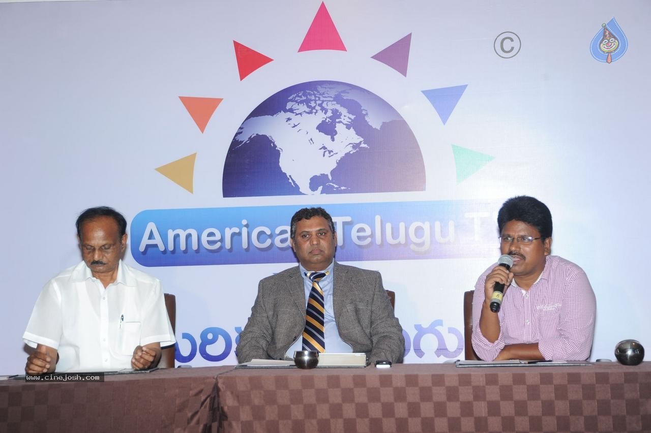 American Telugu TV Logo Launch - 12 / 25 photos