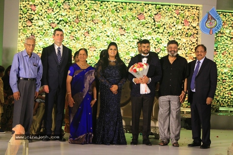 Ananthi And Vinoth Wedding Reception Stills - 16 / 18 photos