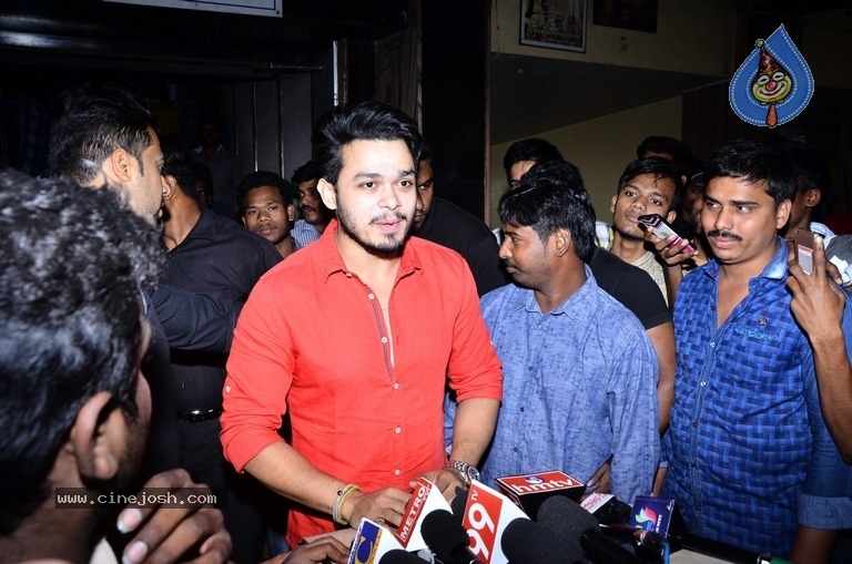 Angel Movie Team Visited Devi Theatre - 4 / 18 photos