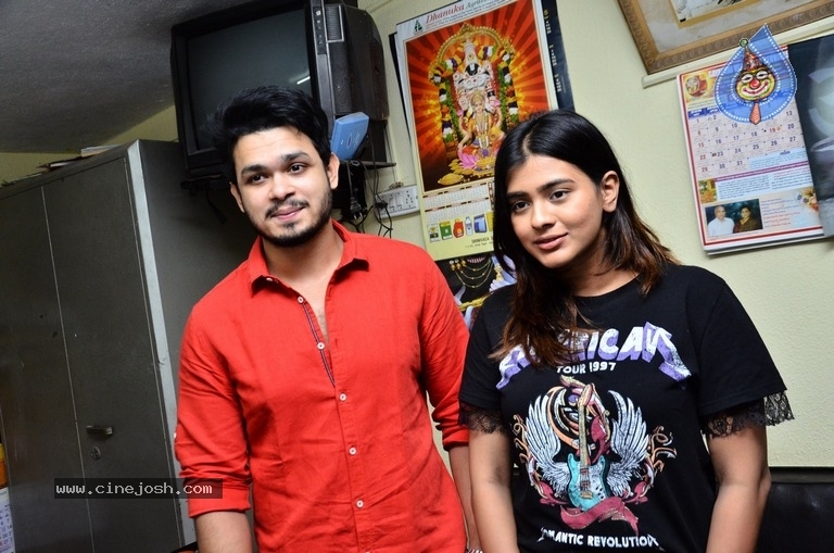 Angel Movie Team Visited Devi Theatre - 8 / 18 photos