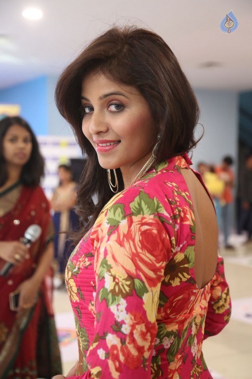 Anjali at Special Rangoli Competition - 37 / 41 photos