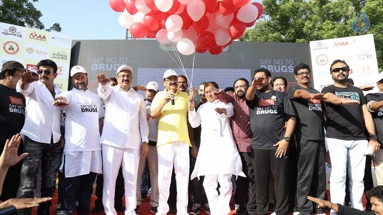 Anti Drug Walk Campaign at KBR Park - 111 / 122 photos