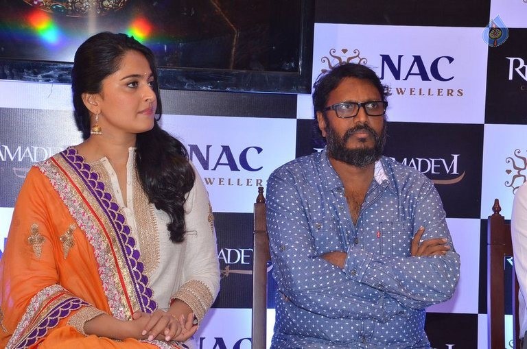 Anushka at NAC Rudhramadevi Jewellery Introduce - 35 / 42 photos