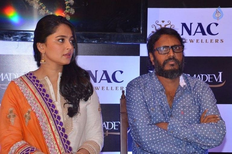 Anushka at NAC Rudhramadevi Jewellery Introduce - 36 / 42 photos