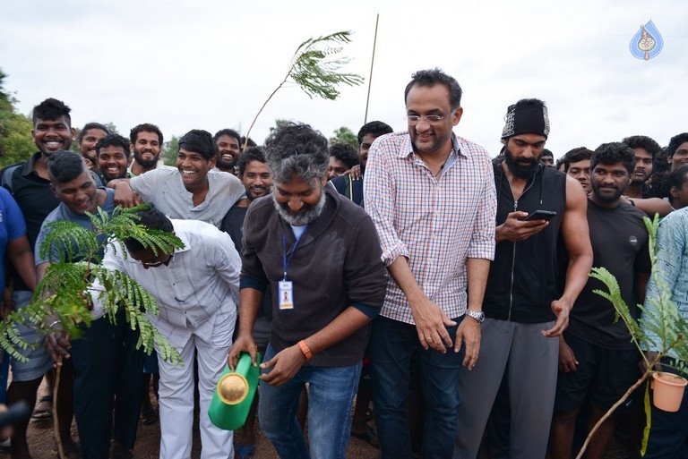 Bahubali Team Participated Haritha Haram Event - 12 / 14 photos