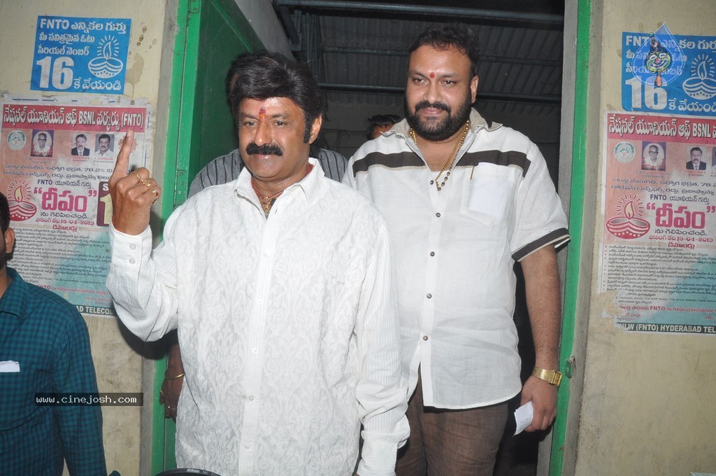 Balakrishna and Family Cast Their Votes - 11 / 75 photos