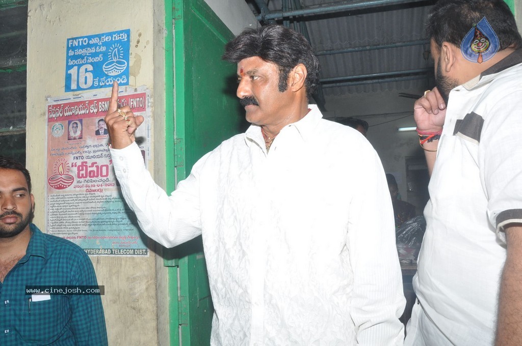 Balakrishna and Family Cast Their Votes - 26 / 75 photos