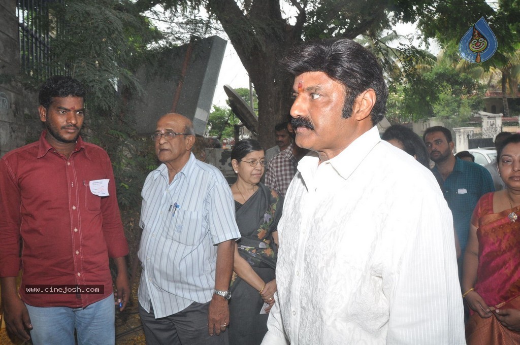 Balakrishna and Family Cast Their Votes - 36 / 75 photos