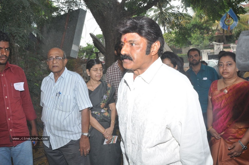 Balakrishna and Family Cast Their Votes - 44 / 75 photos