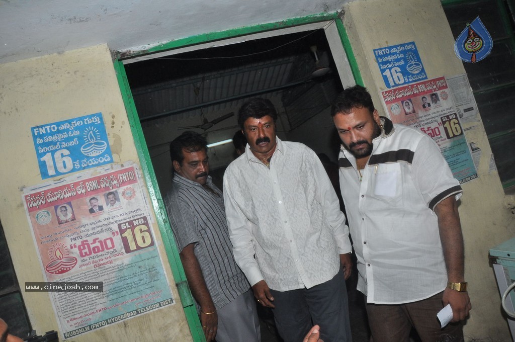 Balakrishna and Family Cast Their Votes - 73 / 75 photos