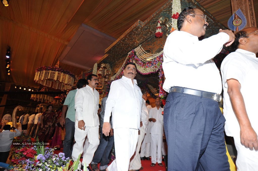Politicians and Tollywood Stars at Balakrishna Daughter Wedding - 17 / 48 photos