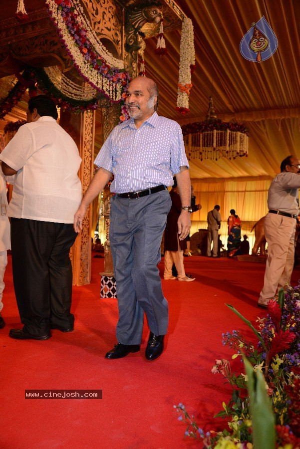 Politicians and Tollywood Stars at Balakrishna Daughter Wedding - 47 / 48 photos