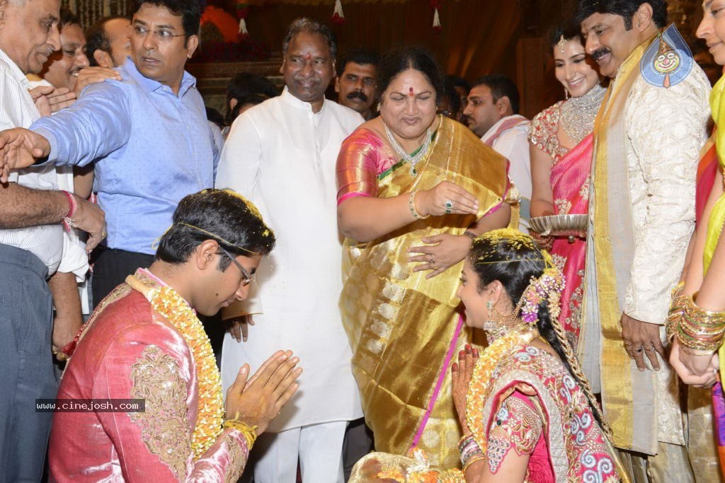 Balakrishna Daughter Tejaswini in Pallaki Photos - 39 / 172 photos