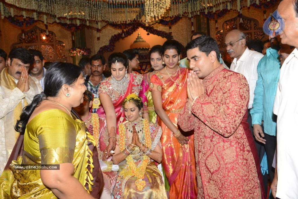 Balakrishna Daughter Tejaswini in Pallaki Photos - 49 / 172 photos